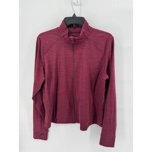 Xersion Women Active XL EverUltra Semi Fitted Jacket Full Zip Thumbholes Pockets